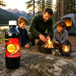 Accendifuoco Liquido Professionale di Elevata Qualità, Inodore e Trasparente, ideale per camini, stufe e barbecue