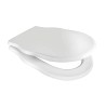 Sedile Copriwater Tavoletta Coprivaso Compatibile Cielo Windsor Royal Althea Bianco in Poliestere Alta Qualità e Resistente