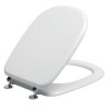 Tavoletta WC da Bagno, Copriwater Compatibile per Tesi Ideal Standard, Colore Bianco