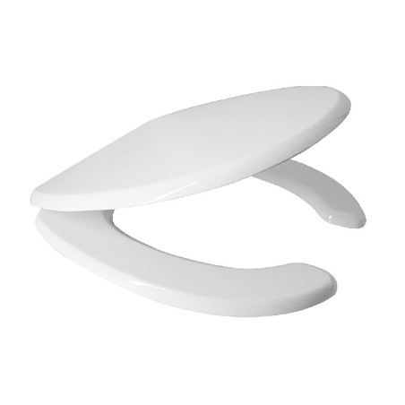 Copriwater Tavoletta Sedile WC per Disabili Universale, colore Bianco