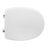 Copriwater Tavoletta Sedile WC per Disabili Universale, colore Bianco