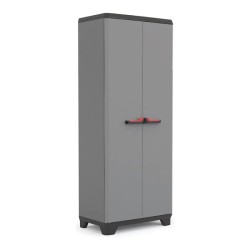 Armadietto per esterno, portascope, con 2 ante in resina, cm.173x68x39