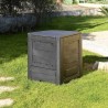 Compostiera da Giardino e per Esterno per Rifiuti Organici, resistente alle intemperie e raggi UV
