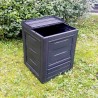 Compostiera da Giardino e per Esterno per Rifiuti Organici, resistente alle intemperie e raggi UV
