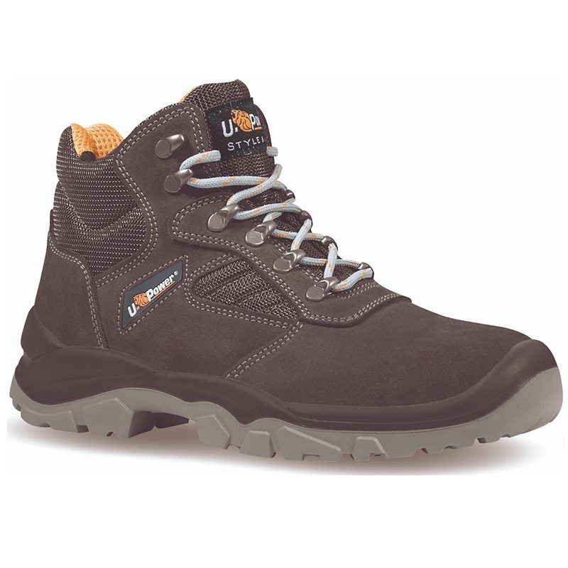 U-Power Scarpe da Lavoro Antinfortunistiche Trekking Alte S1P SRC, Colore Antracite