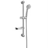 Saliscendi Doccia Completo di Doccetta a 5 Getti con Porta Sapone, Water Saving