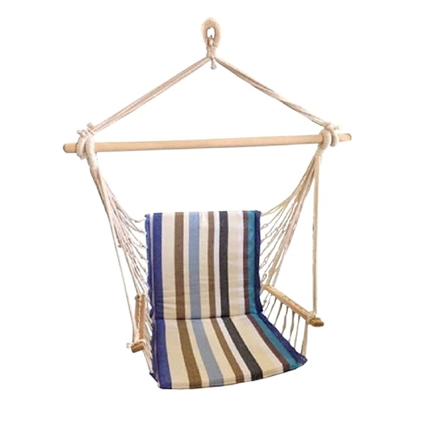 Amaca sospesa poltrona dondolo altalena in legno twist 100x50, arredo giardino