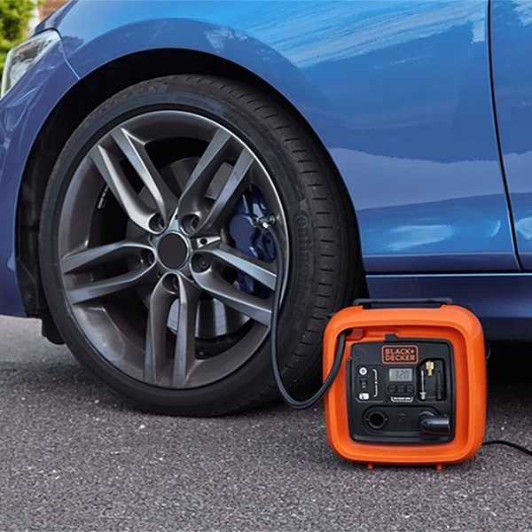 Compressore Aria Portatile 12V senza serbatoio, digitale con selettore di pressione