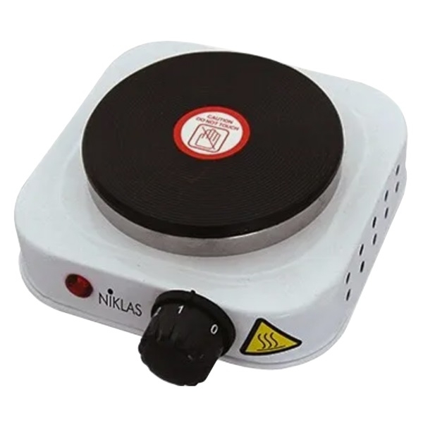Fornello elettrico una piastra da viaggio, campeggio, roulotte, 500 Watt