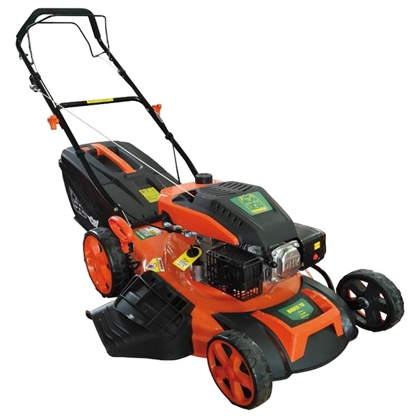 Tosaerba, tagliaerba, rasaerba con motore a 173 CC./4T-HP 5,0 maneggevole. Green Cat Bruco Maxi 3in1