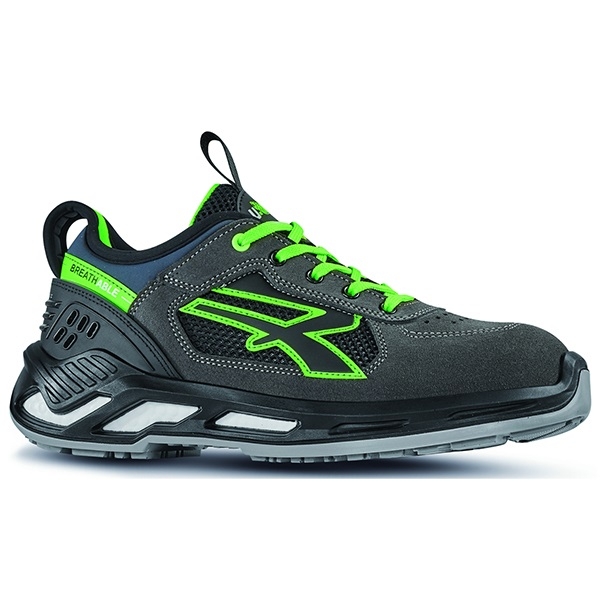 U-Power Scarpe Antinfortunistica BASSE S1P SRC ESD NEGAN Colore Antracite