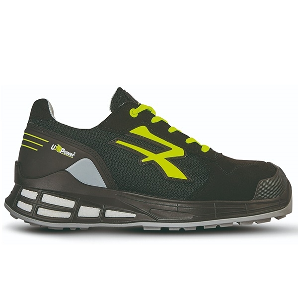 U-Power Scarpe Antinfortunistica BASSE S1P SRC ESD REDPREMIUM ELVIS Colore Nero