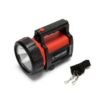 Torcia Led Professionale, Faro led, Super luminosa ad alta intensità, portata 150 metri, autonomia 40 ore, resistente all’acqua, tracollo in dotazione