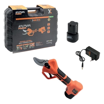 Forbici potatura elettriche professionali cesoia a batterie 16.8V in valigetta. Brixo Pro Katana