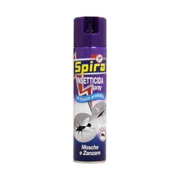 Spray insetticida efficace contro mosche e zanzare fresco profumo 400ml