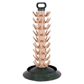 Scolabottiglie plastica 81 posti antirottura, raccogligocce, girevole per bottiglie