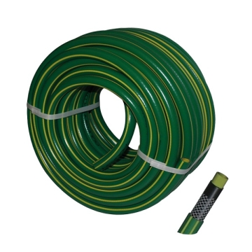 Tubo irrigazione acqua rinforzato Ø 5/8, retinato 4 strati, da 15, 25 o 50mt, Aquasan Plus