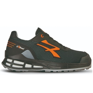 U-Power Scarpe Antinfortunistica BASSE S1P SRC ESD REDPREMIUM IRVIN Colore Nero